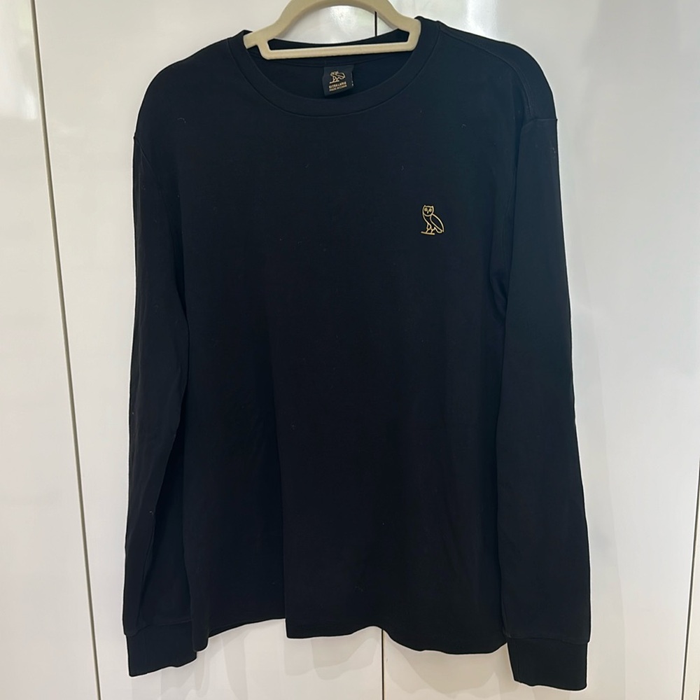 OVO black Long sleeve‎ t-shirt